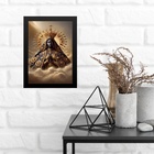 Quadro Nossa Senhora Aparecida- Nuvens 24x18cm - Com Vidro Mo