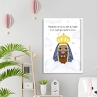 Quadro Nossa Senhora Aparecida Baby 24x18cm - Com Vidro Moldu