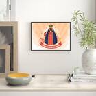 Quadro Nossa Senhora Aparecida Horizontal 33x24cm - Com Vidro