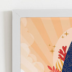 Quadro Nossa Senhora Aparecida Moldura Branca 60x40cm