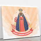 Quadro Nossa Senhora Aparecida Religião Canvas 100x70cm