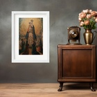 Quadro Nossa Senhora Do Bom Parto - 60x48cm Moldura Branca