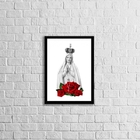 Quadro Nossa Senhora Imaculada Conceição 24x18cm Moldura:made