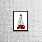 Quadro Nossa Senhora Imaculada Conceição 33x24cm Moldura:made