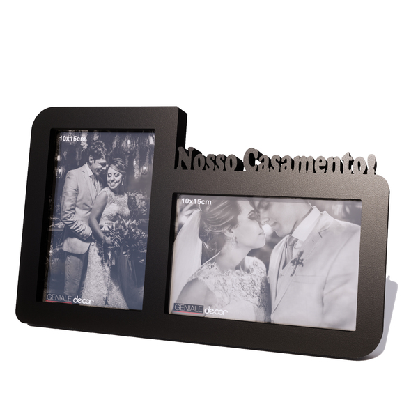 Quadro Nosso Casamento Presente De Casado Para Festa Decoraçã