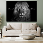 Quadro Nunca Foi Sorte, Sempre Foi Deus