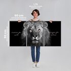 Quadro Nunca Foi Sorte, Sempre Foi Deus Modelo Religioso Com