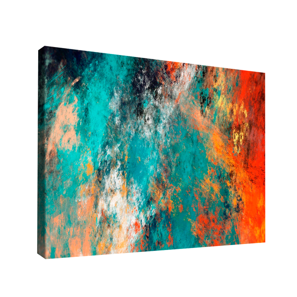 Quadro Nuvens Abstratas Coloridas -- Br Artes