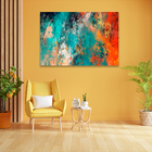 Quadro Nuvens Abstratas Coloridas -- Br Artes