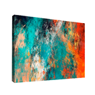 Quadro Nuvens Abstratas Coloridas -- Br Artes Médio 84x54