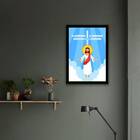 Quadro O Caminho, A Verdade E A Vida 24x18cm - Com Vidro Mold