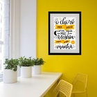 Quadro O Choro Pode Durar Uma Noite - 60x48cm Moldura:madeira