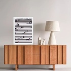 Quadro O Cotidiano Na Rua 24x18cm Moldura:madeira Preta