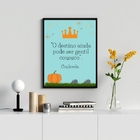 Quadro O Destino Ainda Pode Ser Gentil conosco 33x24cm - Com