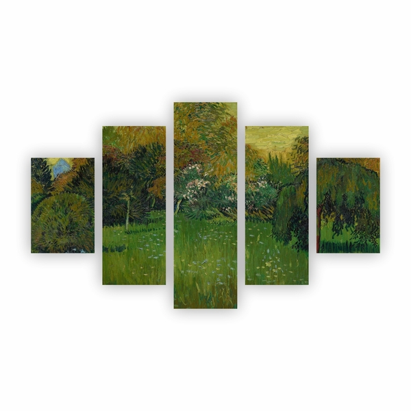Quadro O Jardim Do Poeta Van Gogh Arte Canvas 110x65cm
