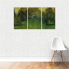 Quadro O Jardim Do Poeta Van Gogh Arte Canvas 125x65cm