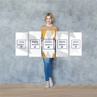 Quadro O Jardim Do Poeta Van Gogh Arte Canvas 155x65cm