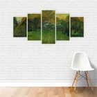 Quadro O Jardim Do Poeta Van Gogh Arte Canvas 200x100cm