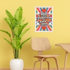 Quadro O Poderoso Amor De Deus 45x34cm - Com Vidro Moldura Pr