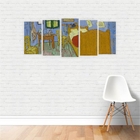 Quadro O Quarto Van Gogh Arte Canvas 155x65cm