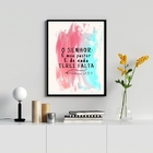 Quadro O Senhor É Meu Pastor E De Nada Terei Falta 33x24cm Mo