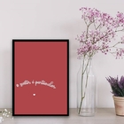 Quadro O Sentir É Particular 45x34cm Moldura:madeira Preta