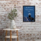 Quadro Ogum Guerreiro - Candomblé 45x34cm - Com Vidro Moldura