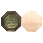 Quadro Oitavado Profissão Direito 18cm