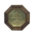 Quadro Oitavado Profissão Direito 18cm