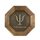 Quadro Oitavado Profissão Psicologia 18cm