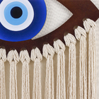 Quadro Olho Grego 3D Marrom com Vidro 80x100cm Arte Própria