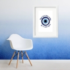 Quadro Olho Grego Aqui Só O Bem Entra - 60x48cm Moldura:madei