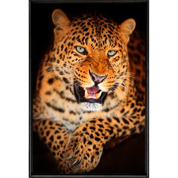 Quadro Onça Pintada 90x60 - Casa Da Moldura