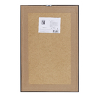 Quadro Ondas Preto com Vidro 40x60cm Arte Própria