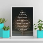 Quadro Oração Pai Nosso - Santíssimo 24x18cm - Com Vidro Mold