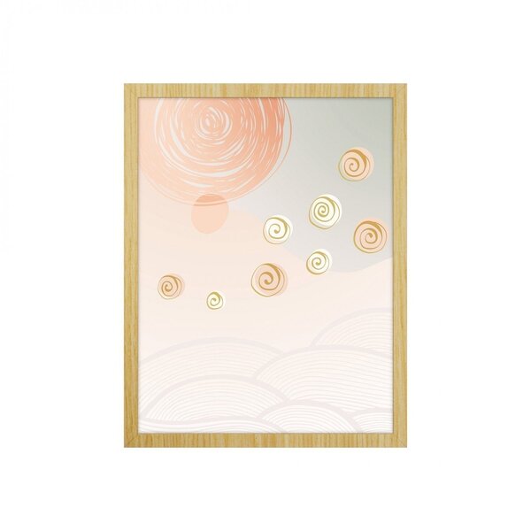 Quadro Orgânico Com Vidro 22x32cm Belchior