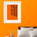 Quadro Pagode Frase - 60x48cm Moldura:madeira Branca