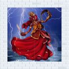 Quadro Painel Azulejos Decorativo Iansã 30x30cm