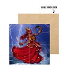 Quadro Painel Azulejos Decorativo Iansã 30x30cm