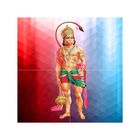 Quadro Painel Azulejos Decorativo Indiano Hanuman 30x30cm