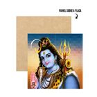 Quadro Painel Azulejos Decorativo Indiano Shiva 30x30cm