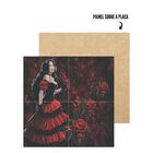 Quadro Painel Azulejos Decorativo Pomba Gira 7 Saias  30x30cm