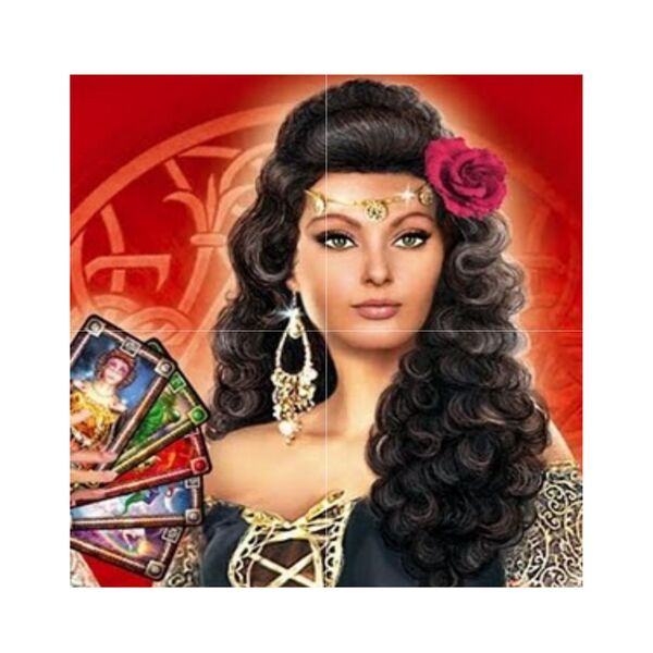 Quadro Painel Azulejos Decorativo Pomba Gira Cigana  30x30cm