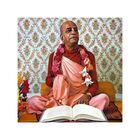 Quadro Painel Azulejos Indiano Srila Prabhupada 30x30cm