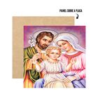 Quadro Painel Decorativo Azulejos Sagrada Família 30x30cm