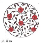 Quadro Painel Decorativo De Parede Em Ferro Mandala Decoração