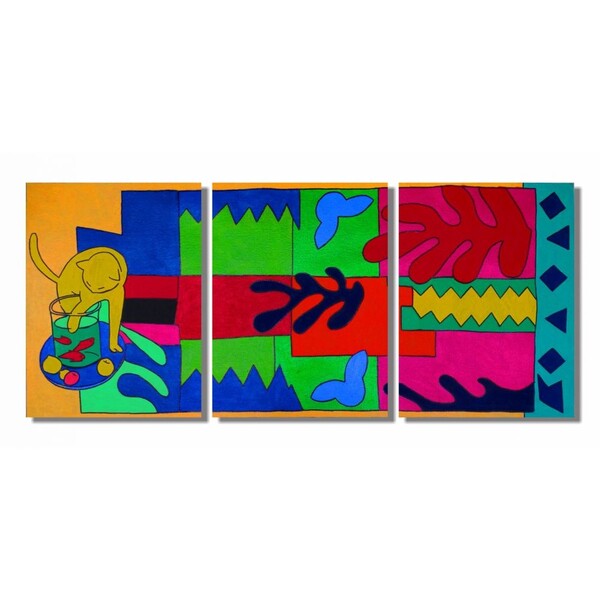 Quadro Painel Decorativo Releitura Quadros de Hanrri Matisse
