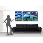 Quadro Painel Decorativo Releitura Quadros de Van Gogh a Mão