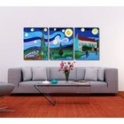 Quadro Painel Decorativo Releitura Quadros de Van Gogh a Mão