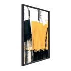Quadro Paisagem Amarelo com Vidro 120x80cm Arte Própria